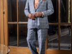 Joseph Couture- Two Button Light Gray Suit