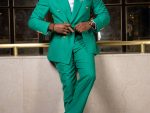 Joseph Couture Green Double Breasted Suit