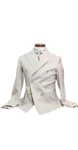Joseph Couture- Beige Double Breasted Linen Blazer